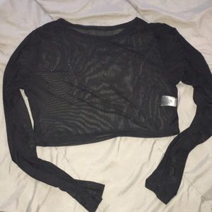 Mesh crop top